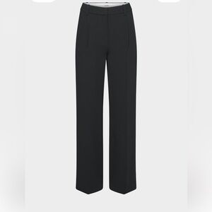 Aritzia Wilfred The Effortless Pant Crepette Black